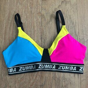 Zumba Fitness Bra (Multicolored) Size Small